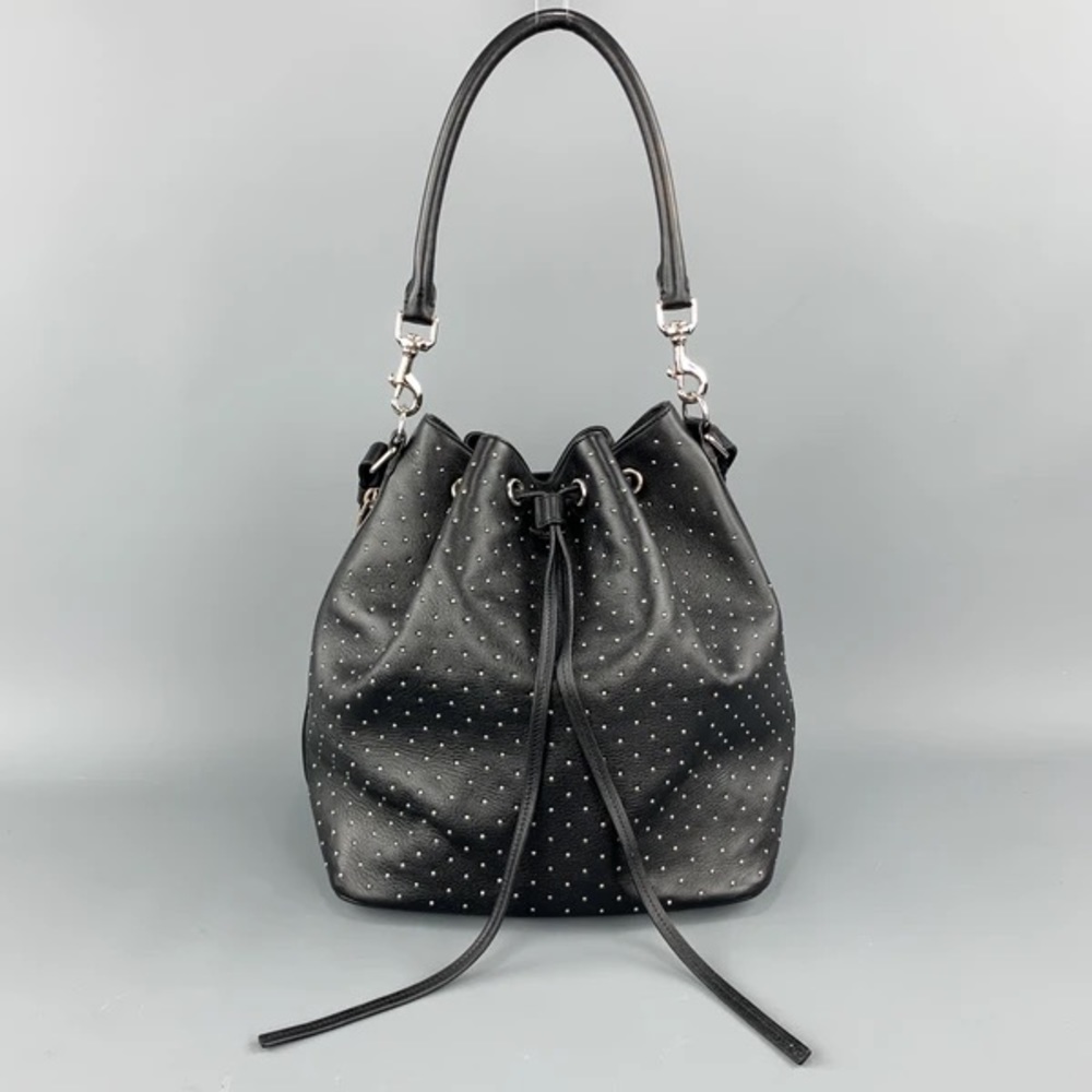 SAINT LAURENT Studded Emmanuelle Bucket Bag